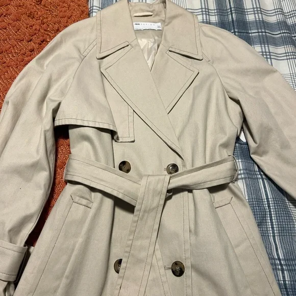 ASOS Cotton Oversized Trench Coat - Picture 9 of 10